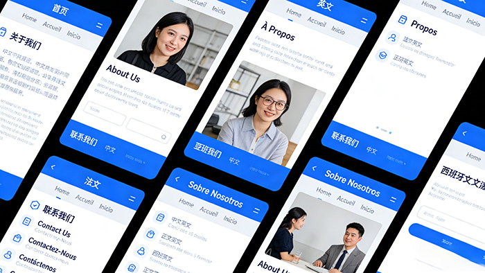 外贸网站建设-合作流程展示